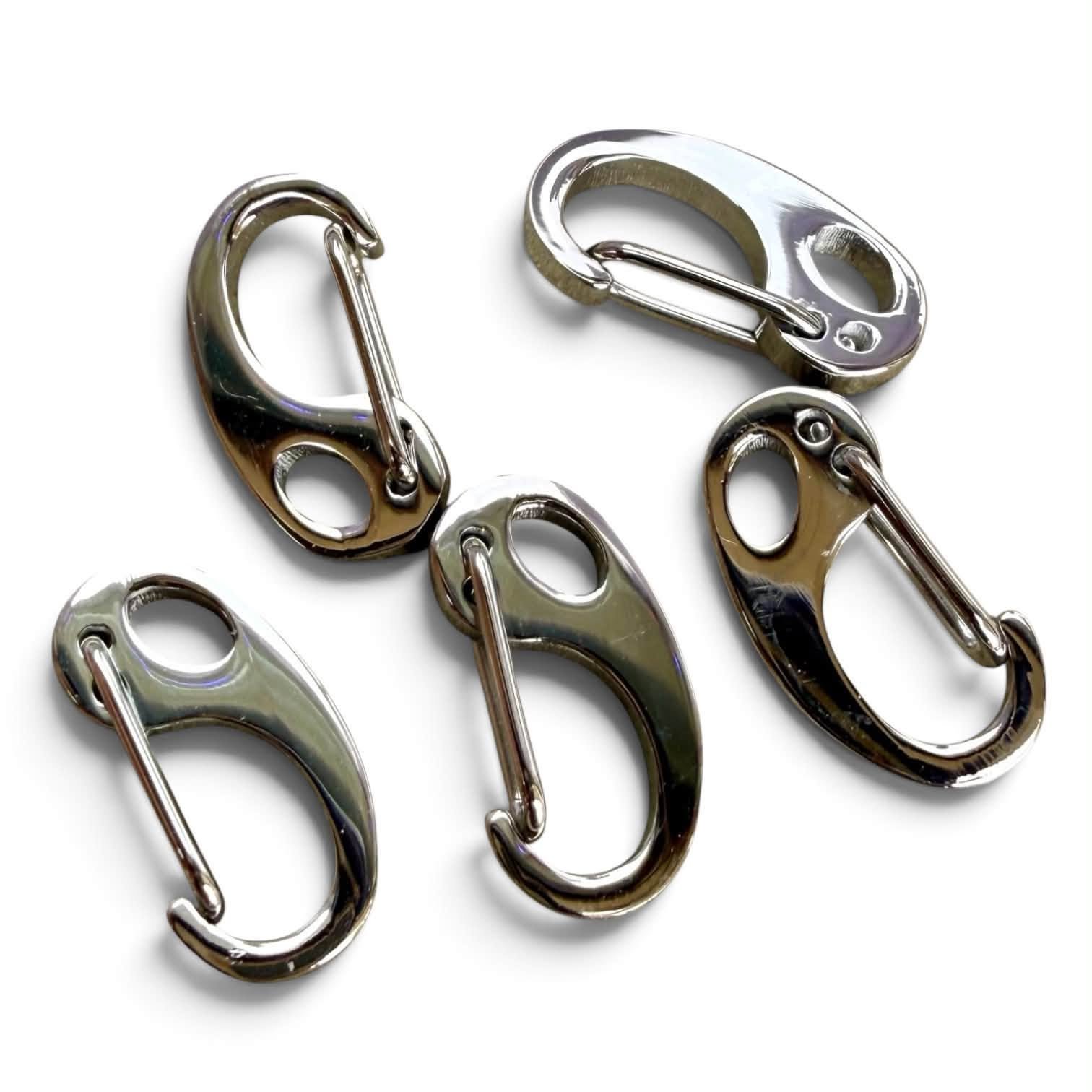 Stainless steel mini spring clasps